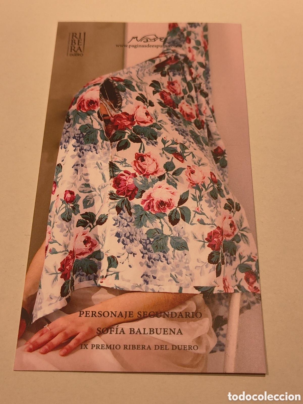 Coleccionismo Marcap&aacute;ginas: MARCAPAGINAS PERSONAJE SECUNDARIO-SOFIA BALBUENA-PAGINAS DE ESPUMA