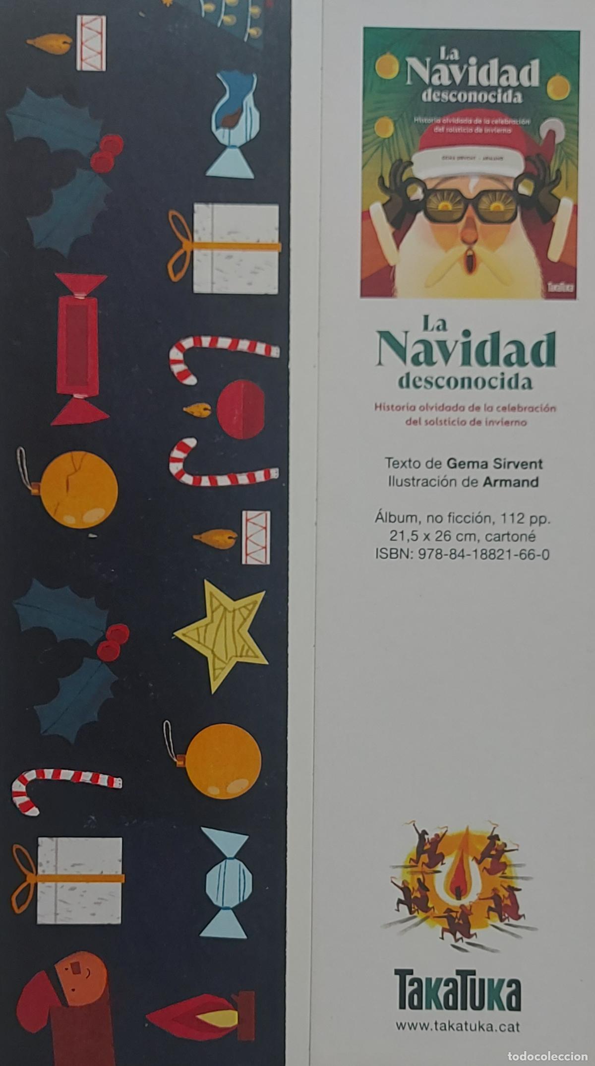 Coleccionismo Marcap&aacute;ginas: MARCAPAGINAS - TAKATUKA - LA NAVIDAD DESCONOCIDA - GEMA SIRVENT