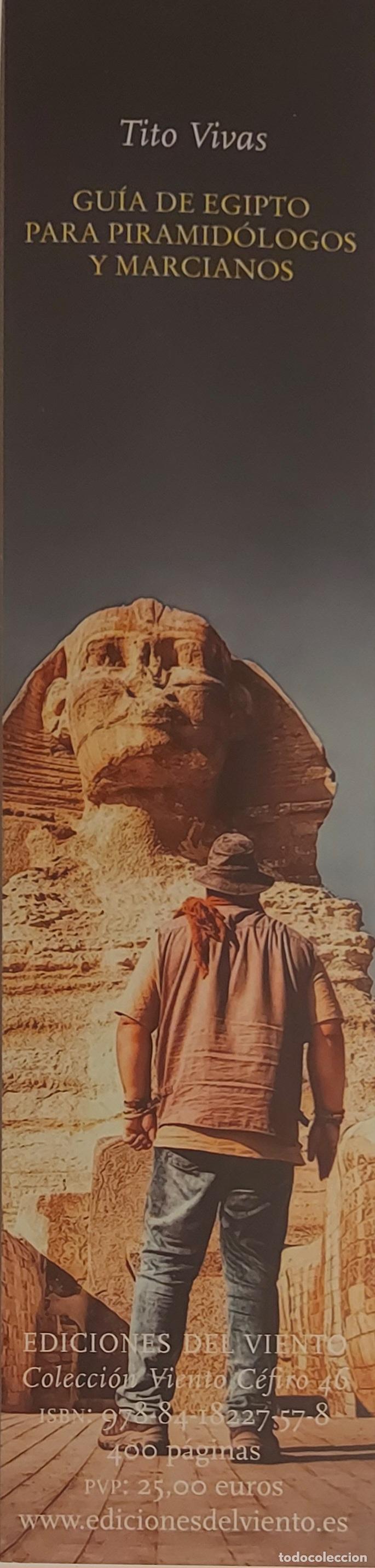 Coleccionismo Marcap&aacute;ginas: MARCAP&Aacute;GINAS - EDICIONES DEL VIENTO - GUIA DE EGIPTO PARA PIRAMIDOLOGOS Y MARCIANOS - TITO VIVAS