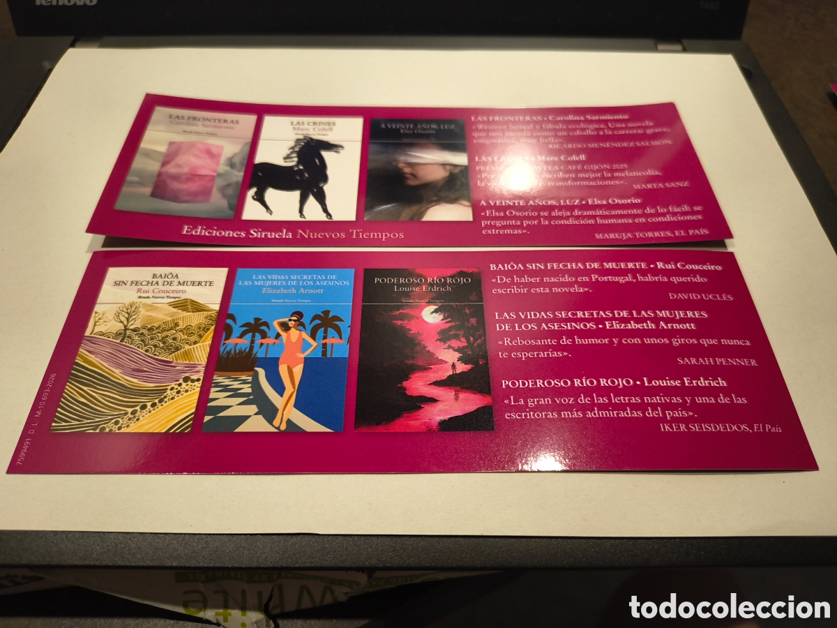 Coleccionismo marcap&aacute;ginas: MARCAPAGINAS EDICIONES SIRUELA: NUEVOS TIEMPOS