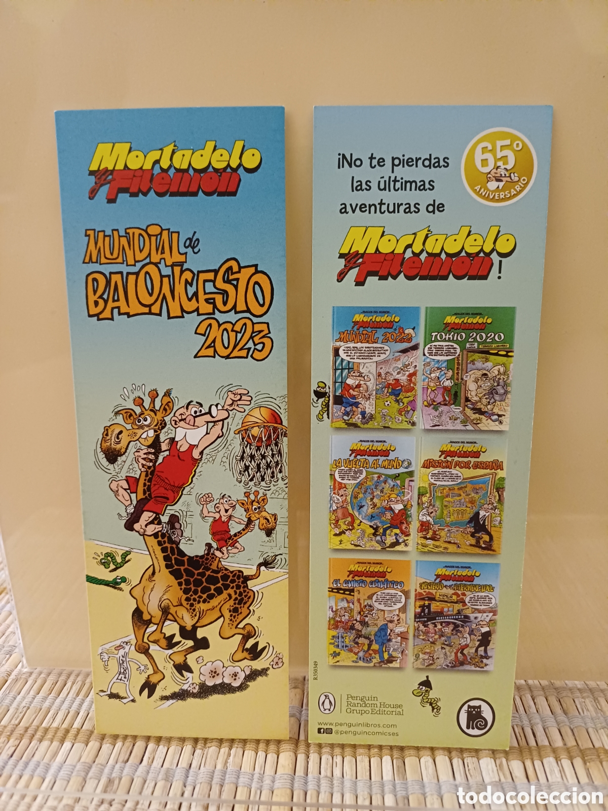 Coleccionismo marcap&aacute;ginas: Marcap&aacute;ginas Mortadelo y Filem&oacute;n