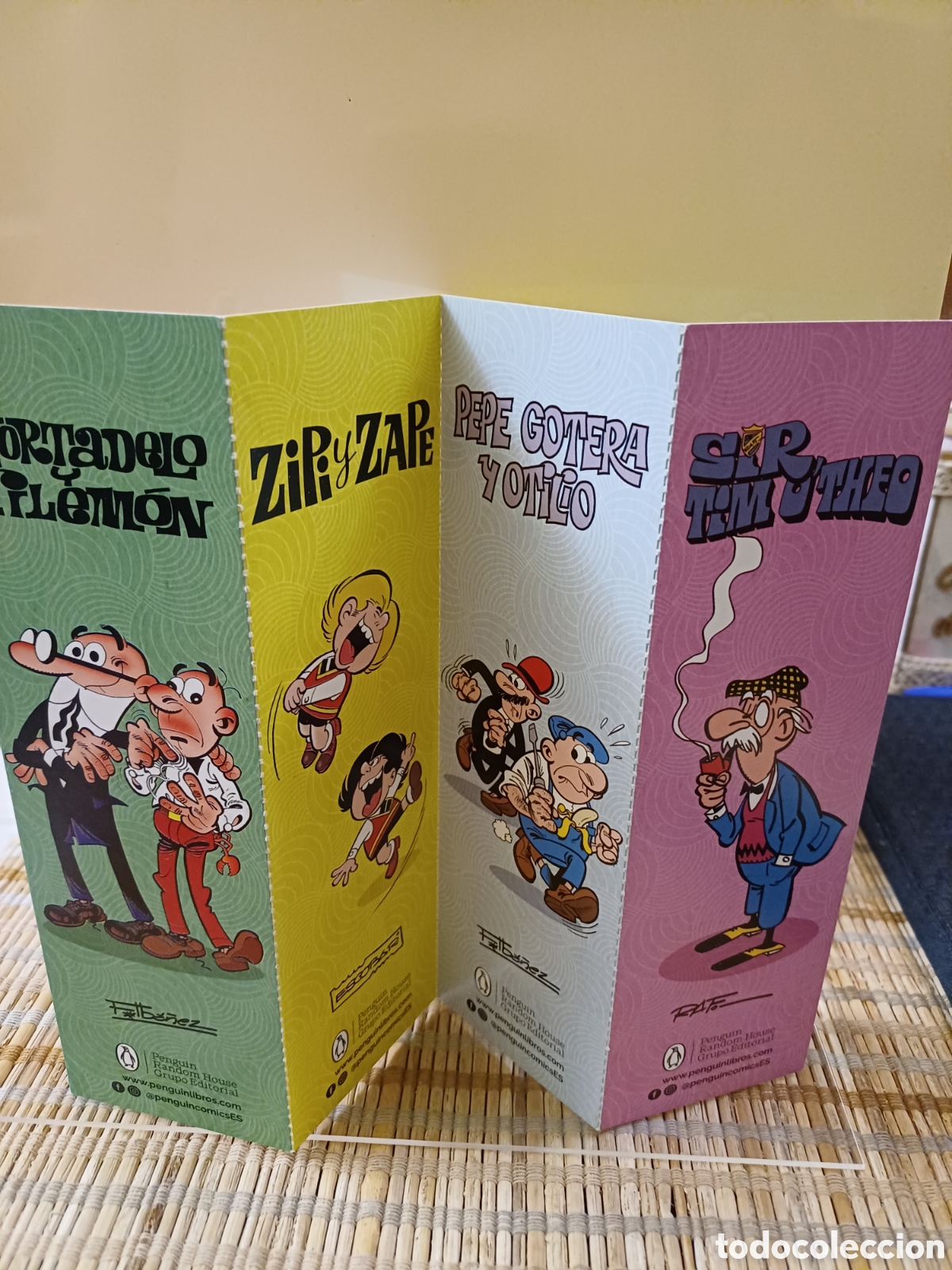 Coleccionismo marcap&aacute;ginas: Marcap&aacute;ginas Mortadelo Zipi Pepegotera Gr Tym