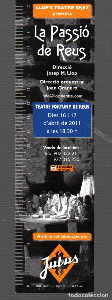 Coleccionismo marcap&aacute;ginas: MARCAP&Aacute;GINAS EDICI&Oacute;N DE LA PASSI&Oacute; DE REUS DEL A&Ntilde;O 2011