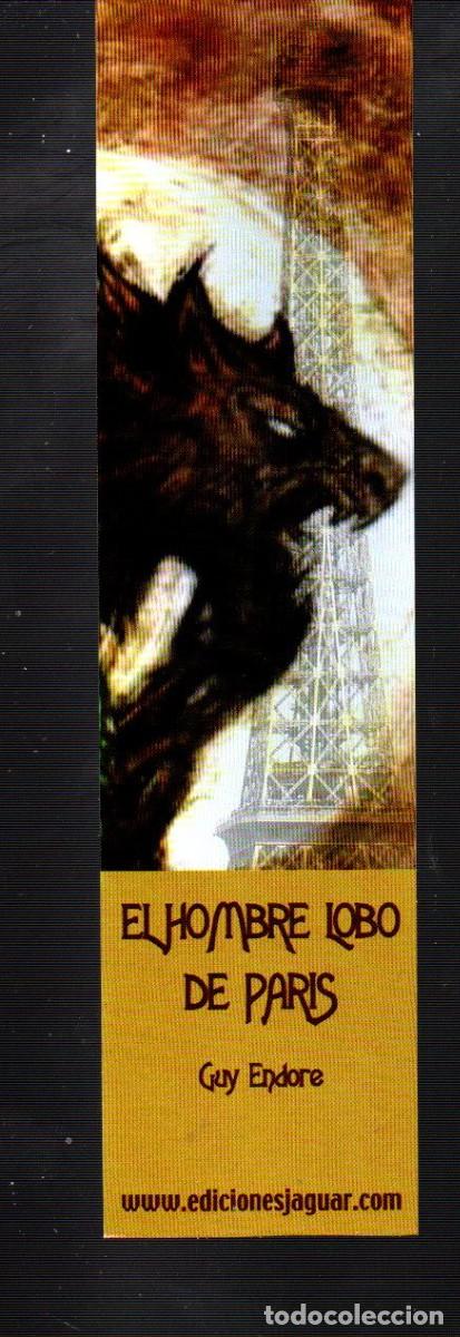 Coleccionismo marcap&aacute;ginas: MARCAP&Aacute;GINAS EDICI&Oacute;N DE JAGUAR EL HOMBRE LOBO DE PAR&Iacute;S
