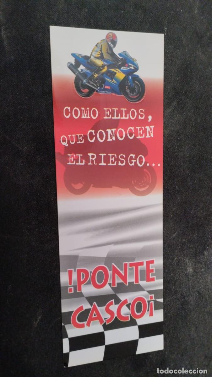Coleccionismo marcap&aacute;ginas: Marcap&aacute;ginas DGT - &iexcl;Ponte casco!