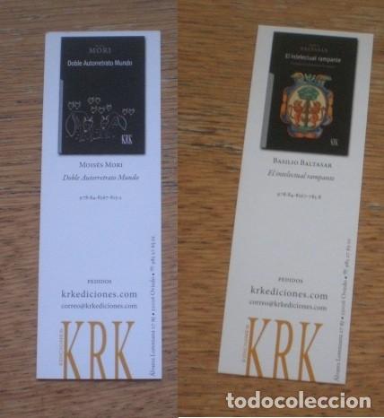 Coleccionismo marcap&aacute;ginas: marcap&aacute;ginas Mori y Baltasar, KRK ediciones - Foto 1