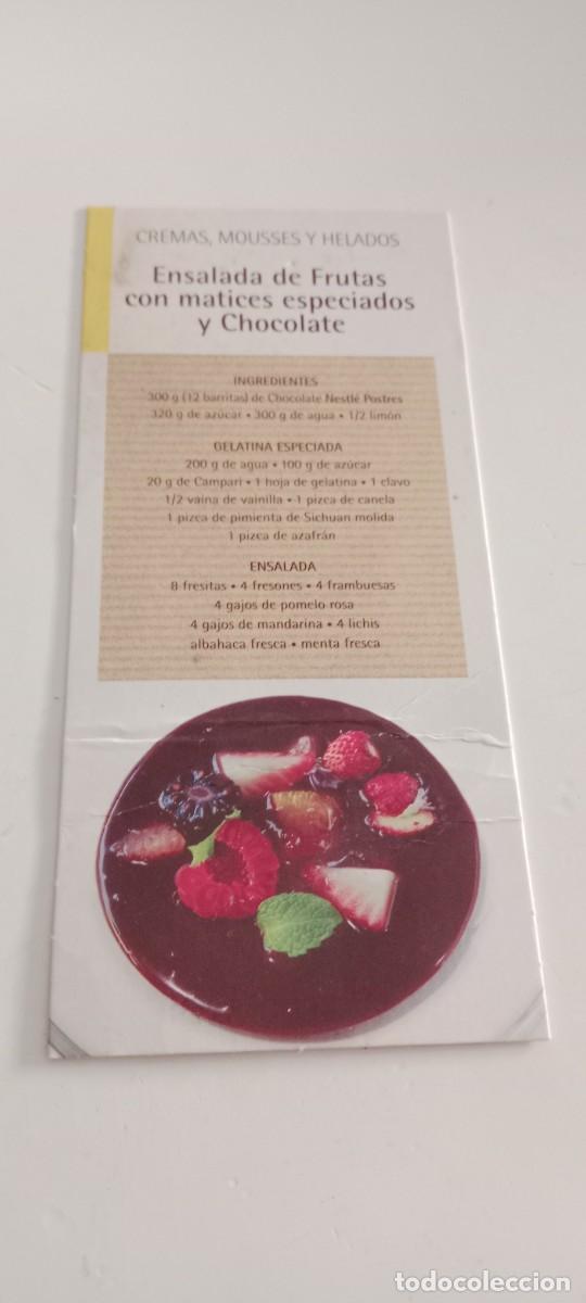 Coleccionismo marcap&aacute;ginas: FOLLETO ENSALADA FRUTAS EL DE FOTO C-AB9