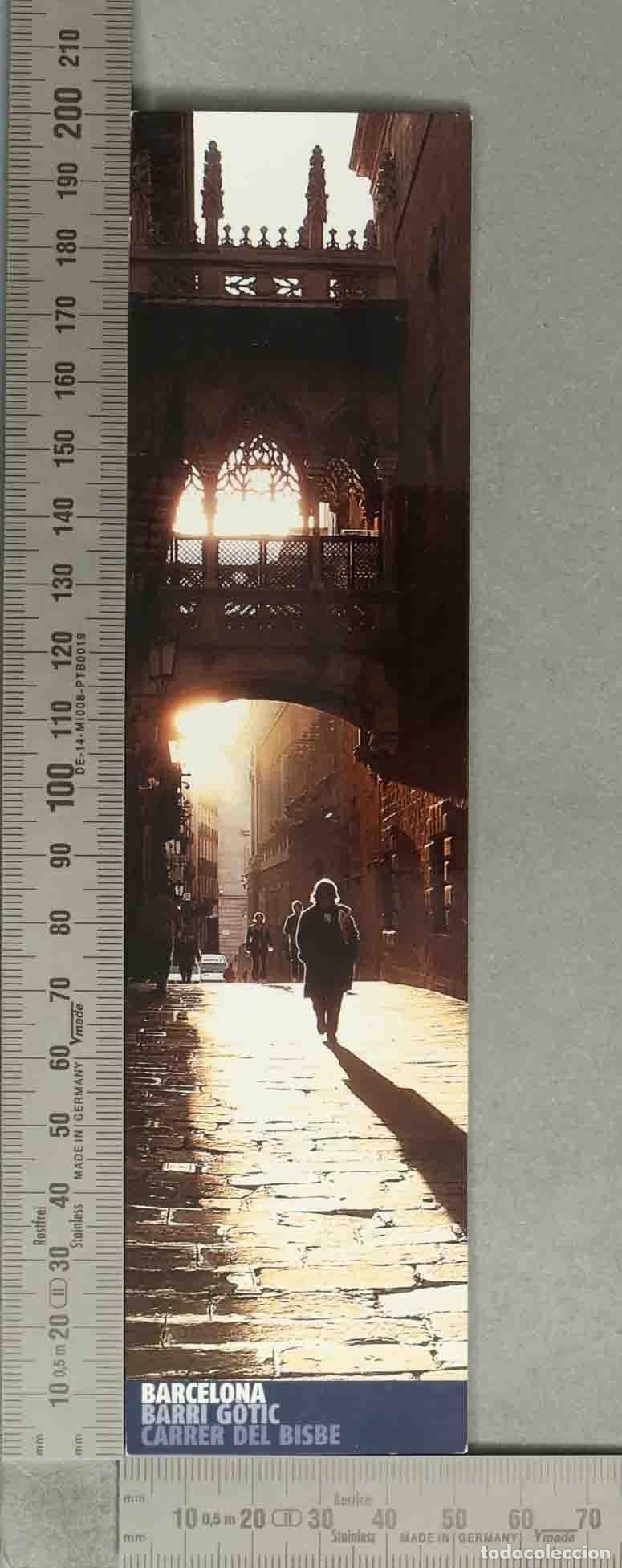 Coleccionismo marcap&aacute;ginas: MARCAPAGINAS. Barcelona - Barri G&ograve;tic - Carrer del Bisbe