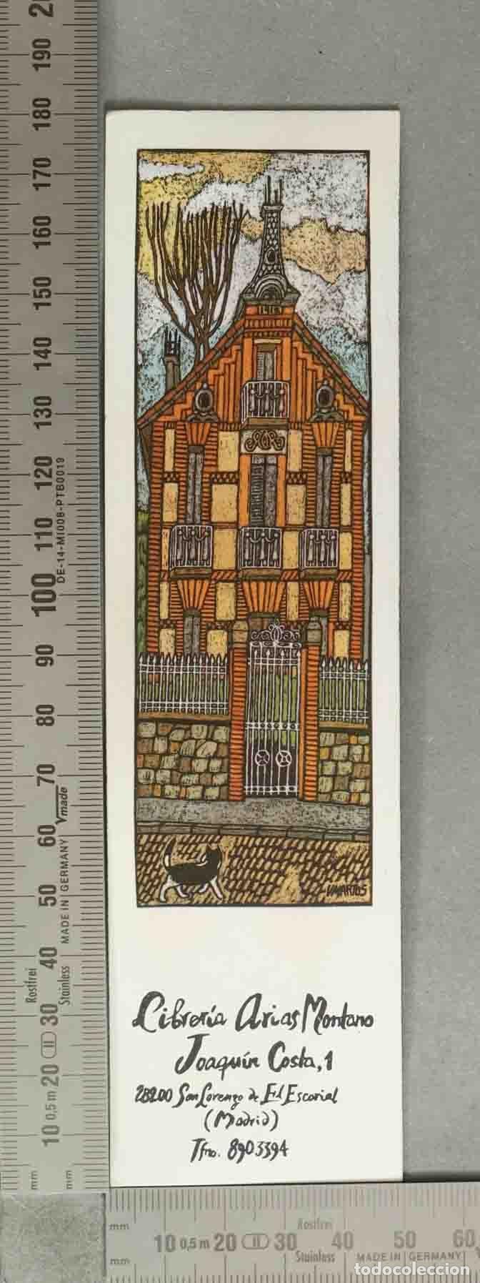 Coleccionismo marcap&aacute;ginas: MARCAPAGINAS. Librer&iacute;a Arias Montano - Joaqu&iacute;n Costa, 1 - San Lorenzo de El Escorial