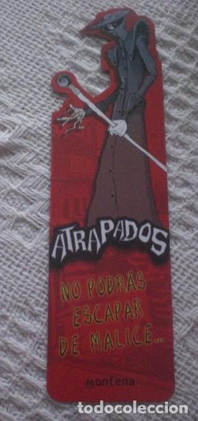 Coleccionismo marcap&aacute;ginas: Marcapaginas troquelado infantil Atrapados, editorial Montena