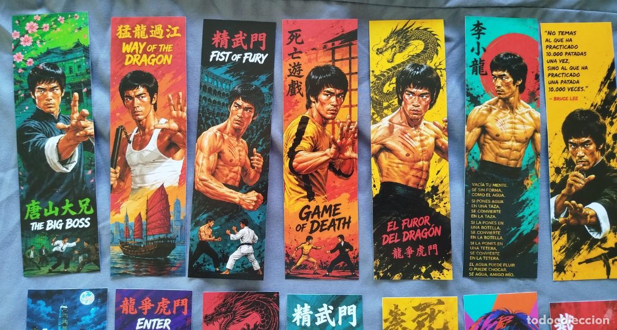 Coleccionismo marcap&aacute;ginas: 20 puntos de libro de Bruce Lee - Foto 2