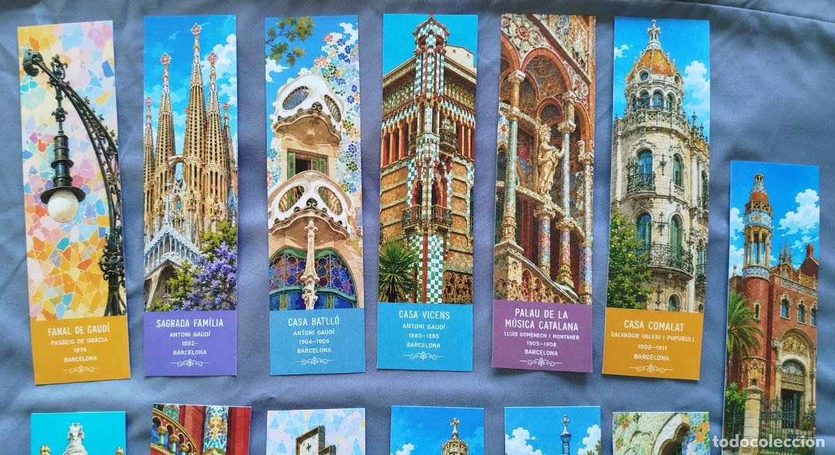 Coleccionismo marcap&aacute;ginas: 13 puntos de libro de edificios modernistas de Barcelona - Foto 2