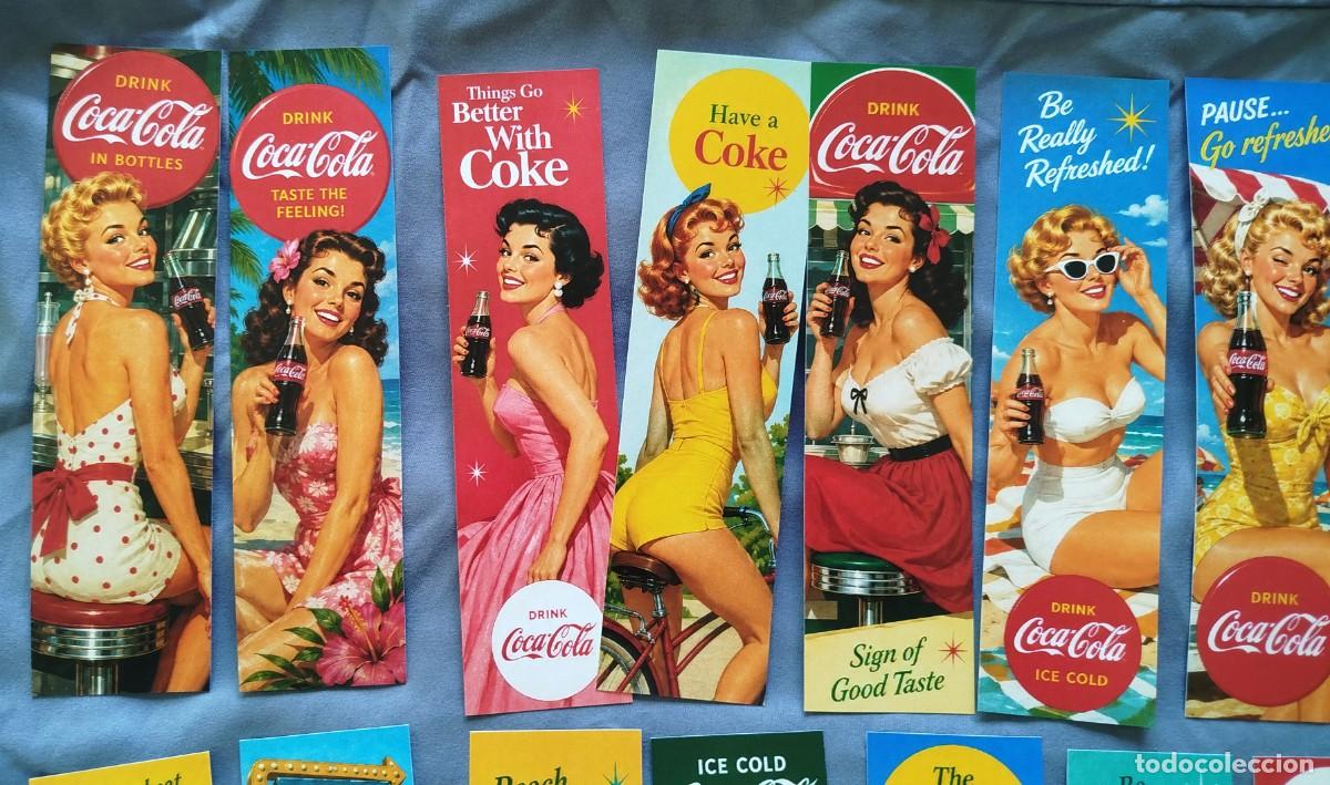Coleccionismo marcap&aacute;ginas: 20 puntos de libro de Pinups de Coca Cola - Foto 2