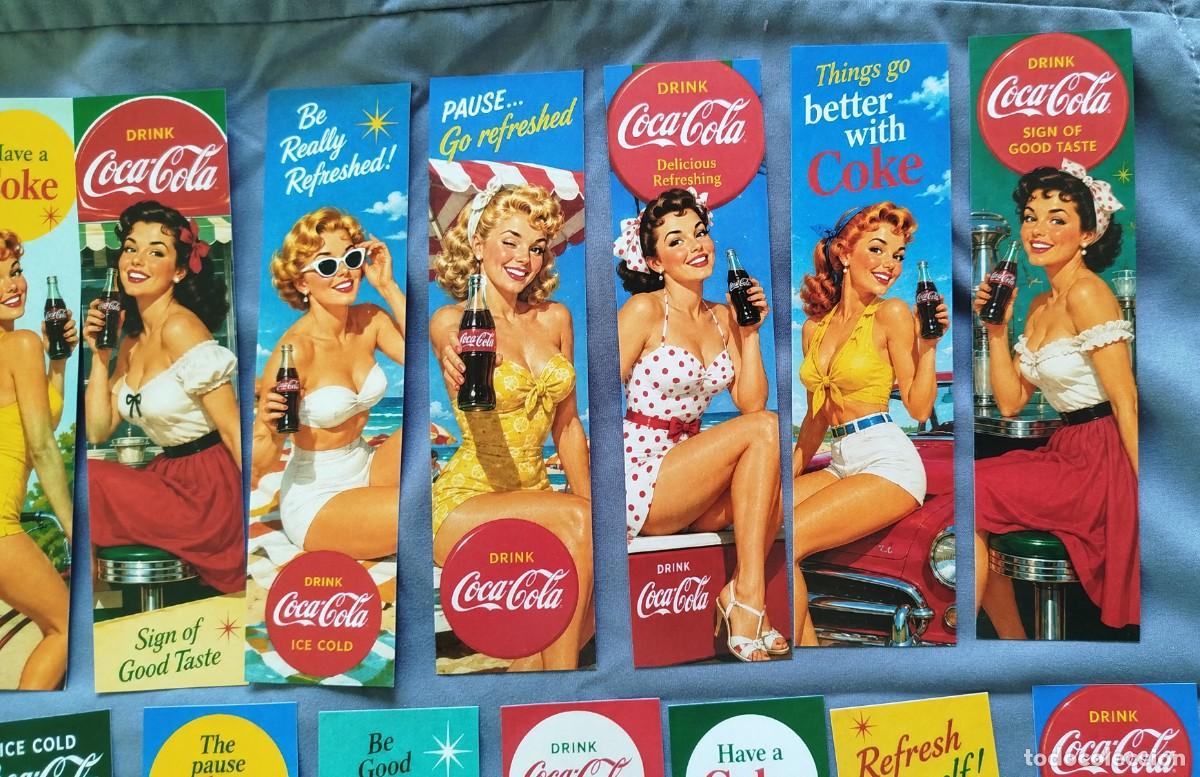 Coleccionismo marcap&aacute;ginas: 20 puntos de libro de Pinups de Coca Cola - Foto 3