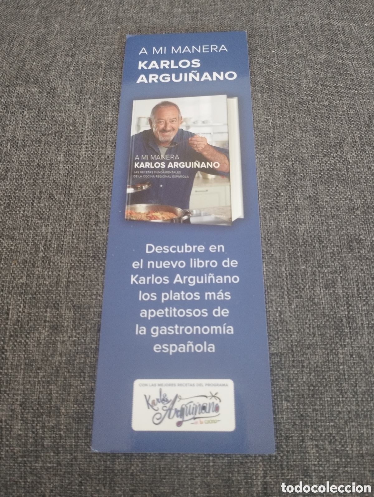 Coleccionismo marcap&aacute;ginas: Punto de libro de Karlos Argui&ntilde;ano - Foto 2