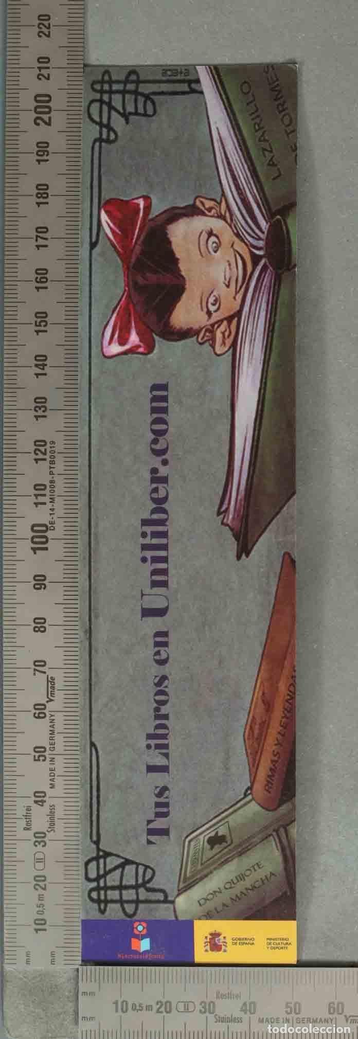 Coleccionismo marcap&aacute;ginas: MARCAPAGINAS. Marcap&aacute;ginas Tus Libros en Uniliber - Lazarillo de Tormes, Don Quijote de la Manc