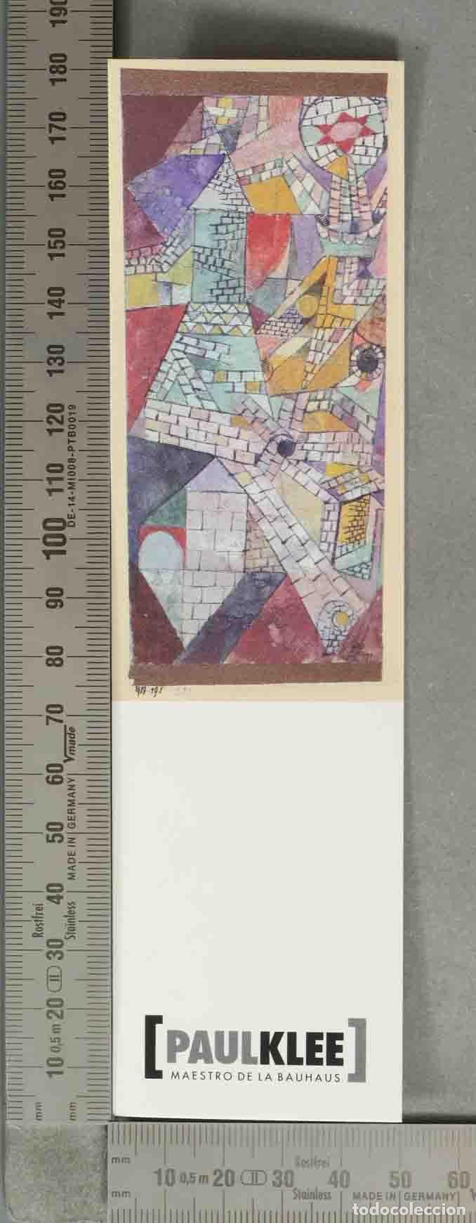 Coleccionismo marcap&aacute;ginas: MARCAPAGINAS. Stadt R - Paul Klee - Lienzo