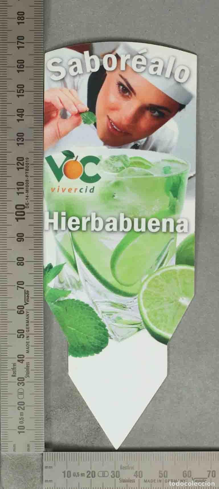 Coleccionismo marcap&aacute;ginas: MARCAPAGINAS. Hierbabuena - Vivercid