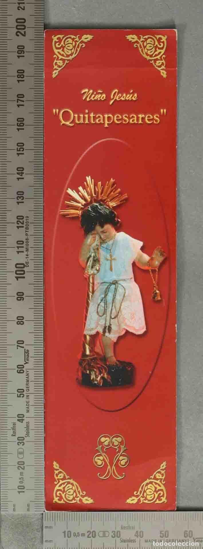 Coleccionismo marcap&aacute;ginas: MARCAPAGINAS. Ni&ntilde;o Jes&uacute;s &acute;Quitapesares&acute;