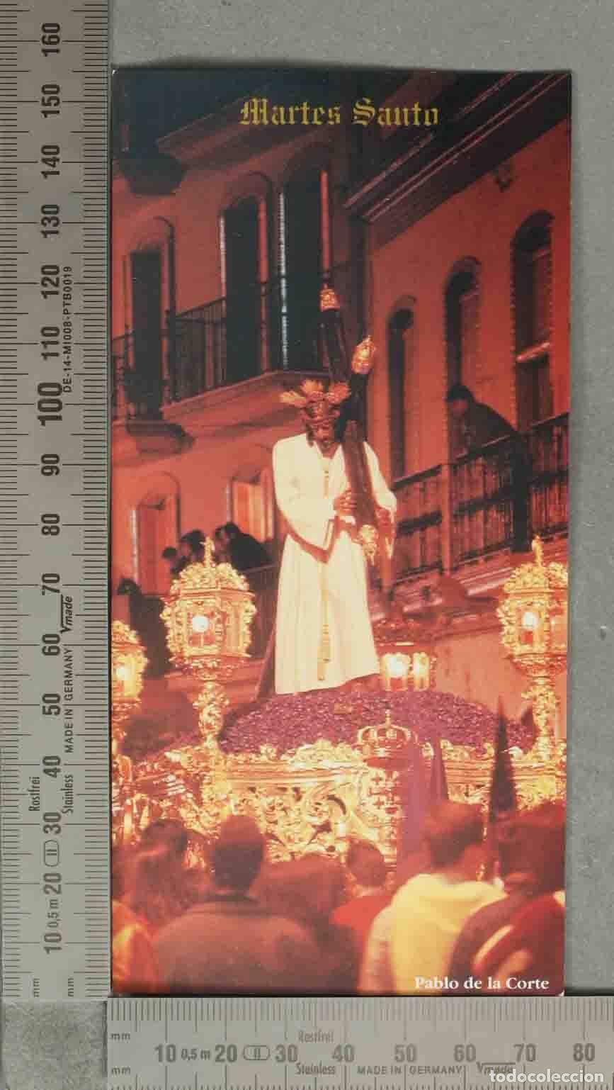 Coleccionismo marcap&aacute;ginas: MARCAPAGINAS. Martes Santo - HORARIO DE PASOS DE LAS HERMANDADES