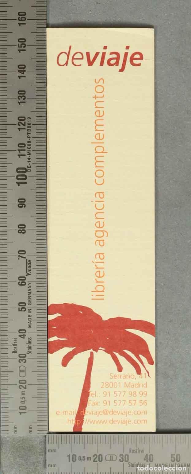 Coleccionismo marcap&aacute;ginas: MARCAPAGINAS. Marcap&aacute;ginas Librer&iacute;a DeViaje Agencia Complementos Serrano 41 Madrid