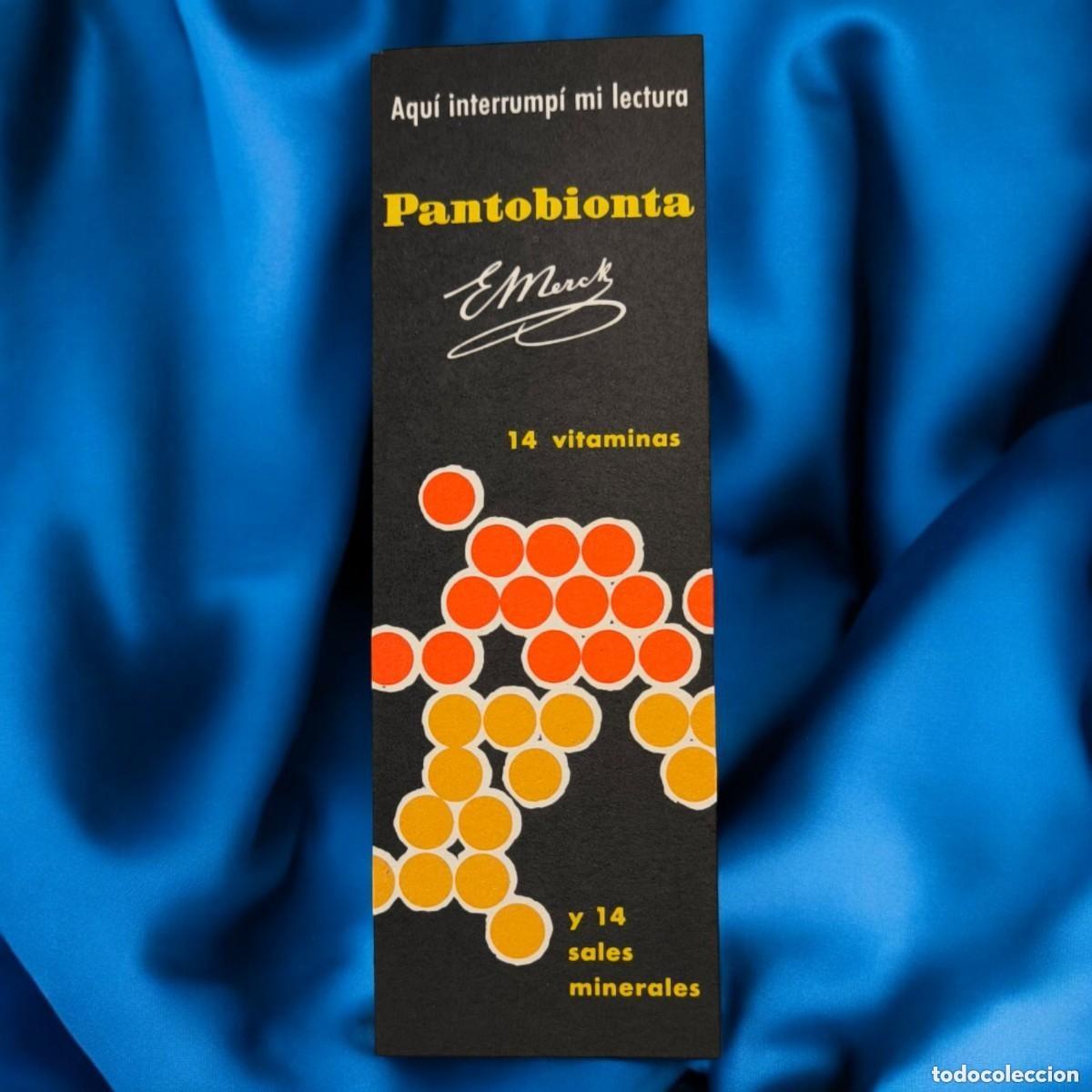 Coleccionismo marcap&aacute;ginas: MARCAP&Aacute;GINAS FARMAC&Eacute;UTICO VINTAGE A&Ntilde;OS 60 &ndash; PANTOBIONTA & DACORT&Iacute;N | E. MERCK