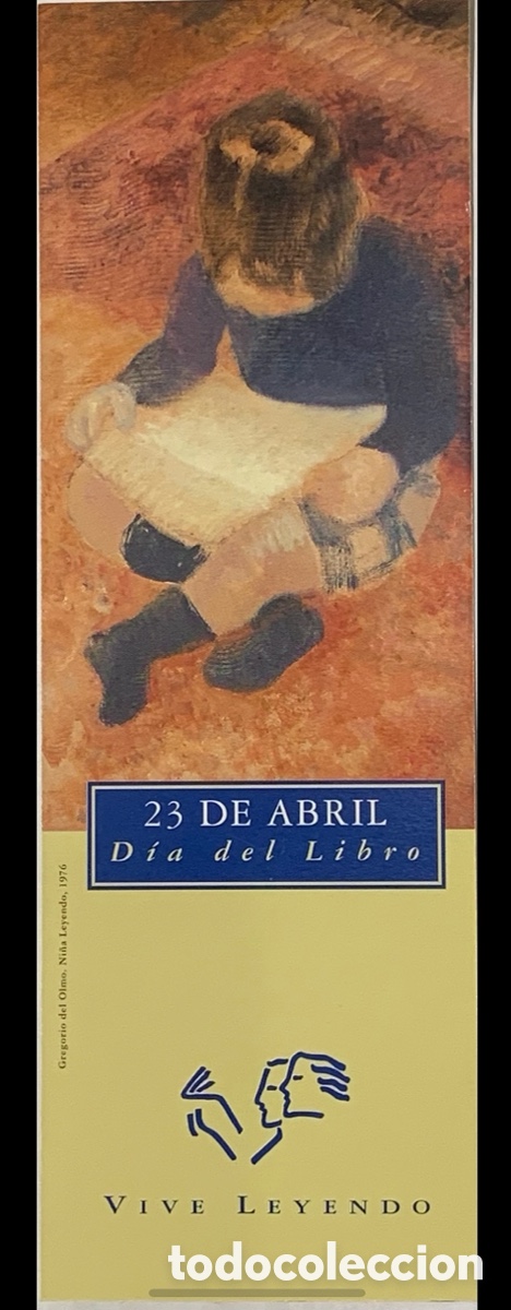 Coleccionismo marcap&aacute;ginas: Marcapaginas. Vive Leyendo. Ministerio de Cultura. 1976.