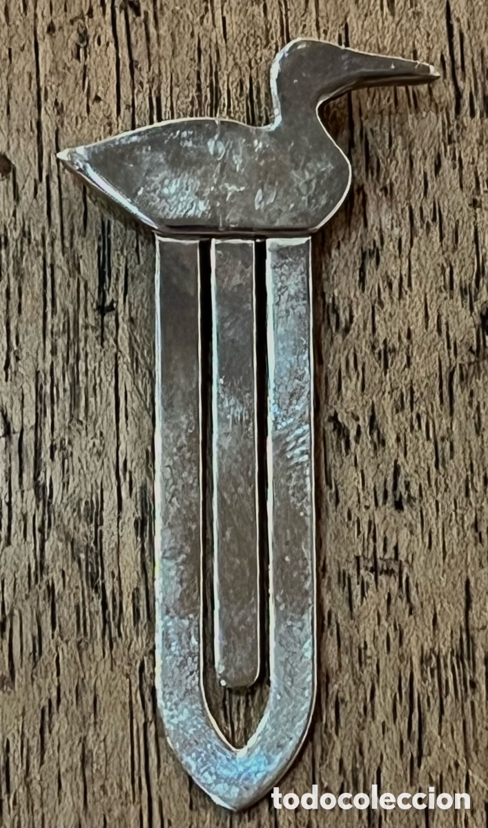Coleccionismo marcap&aacute;ginas: MARCAPAGINAS DE PLATA, PATO - Foto 2