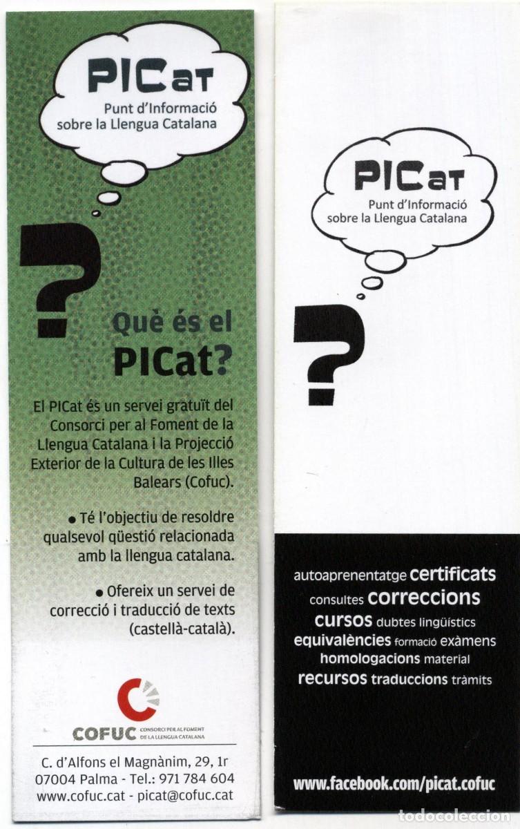Coleccionismo marcap&aacute;ginas: MARCAP&Aacute;GINA QU&Egrave; &Eacute;S EL PICAT?