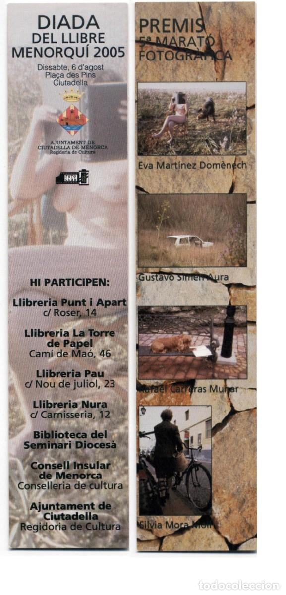 Coleccionismo marcap&aacute;ginas: MARCAP&Aacute;GINA DIADA LLIBRE MENORQU&Iacute; 2005
