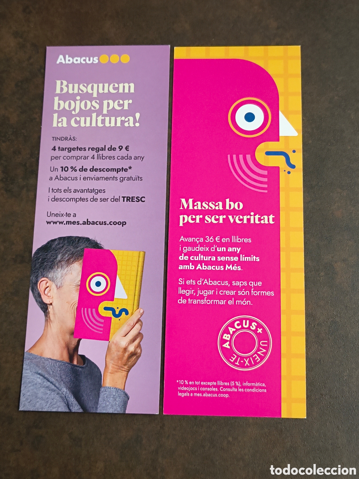 Coleccionismo marcap&aacute;ginas: MARCAPAGINAS BUSQUEM BOJOS PER LA CULTURA-ABACUS