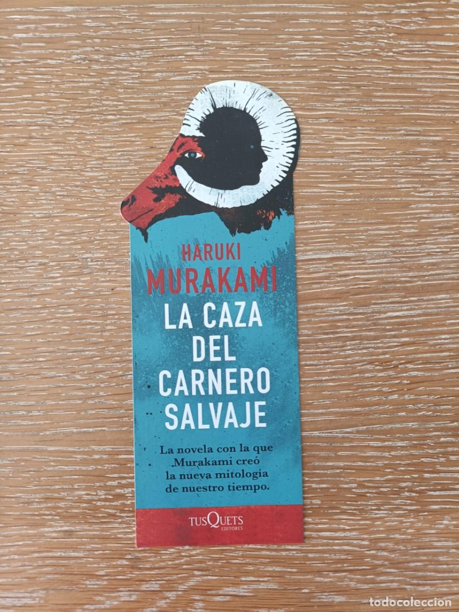 Coleccionismo marcap&aacute;ginas: MARCAP&Aacute;GINAS TROQUELADO - TUSQUETS EDITORES - LA CAZA DEL CARNERO SALVAJE - HARUKI MURAKAMI