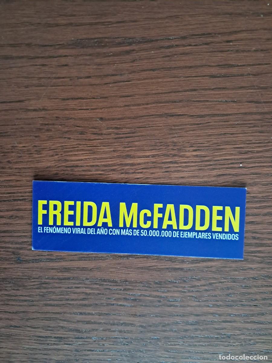 Coleccionismo marcap&aacute;ginas: marcap&aacute;ginas, punto de libro, Freida McFadden, La asistenta... De bolsillo.