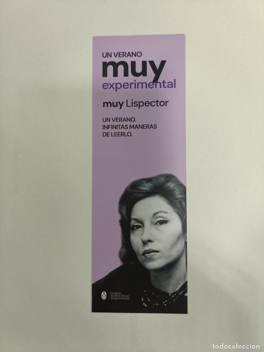 Coleccionismo marcap&aacute;ginas: MARCAP&Aacute;GINAS PENGUIN RANDOM HOUSE - CLARICE LISPECTOR - AGUA VIVA - UN VERANO MUY EXPERIMENTAL
