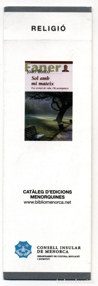 Coleccionismo marcap&aacute;ginas: MARCAP&Aacute;GINAS CAT&Agrave;LEG D'EDICIONS MENORQUINES RELIGI&Oacute;