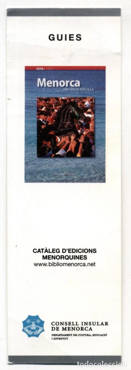 Collectables Bookmark: MARCAP&Aacute;GINAS CAT&Agrave;LEG D'EDICIONS MENORQUINES GUIES