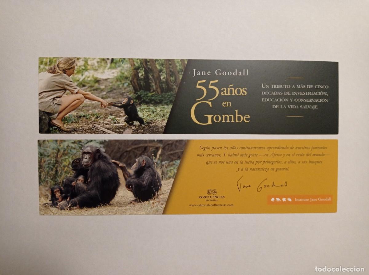Coleccionismo marcap&aacute;ginas: MARCAP&Aacute;GINAS. CONFLUENCIAS EDITORIAL. JANE GOODALL. 55 A&Ntilde;OS EN GOMBE