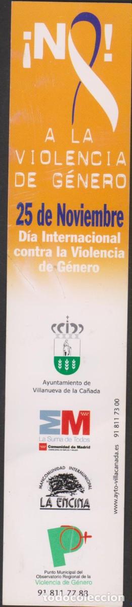 Coleccionismo marcap&aacute;ginas: marcap&aacute;ginas NO VIOLENCIA DE GENERO bookmark point book marcador marca pagina punto libro SOY.YO