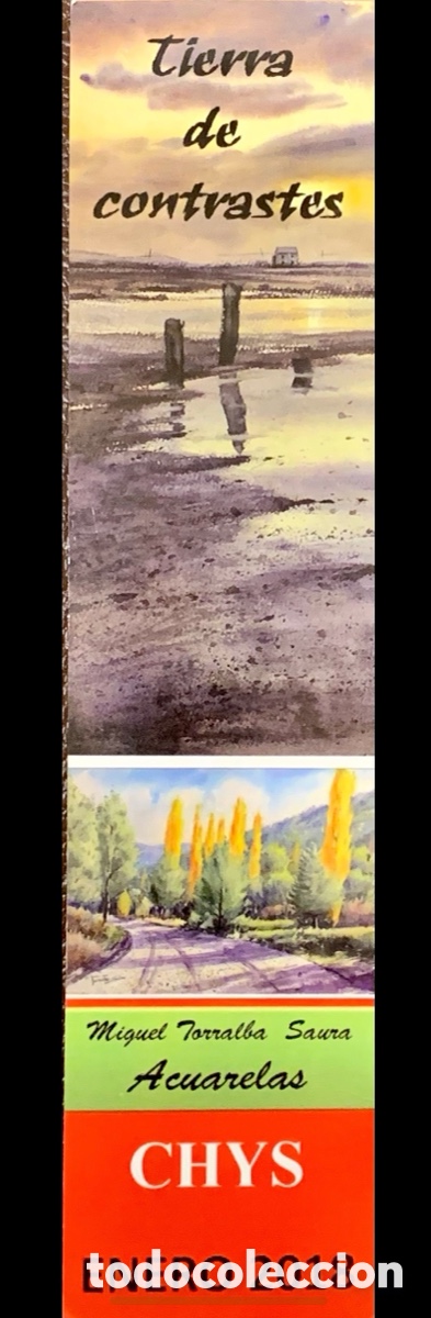 Coleccionismo marcap&aacute;ginas: Marcapaginas. CHYS. Tierra de contrastes. Totana. Murcia. 2018.