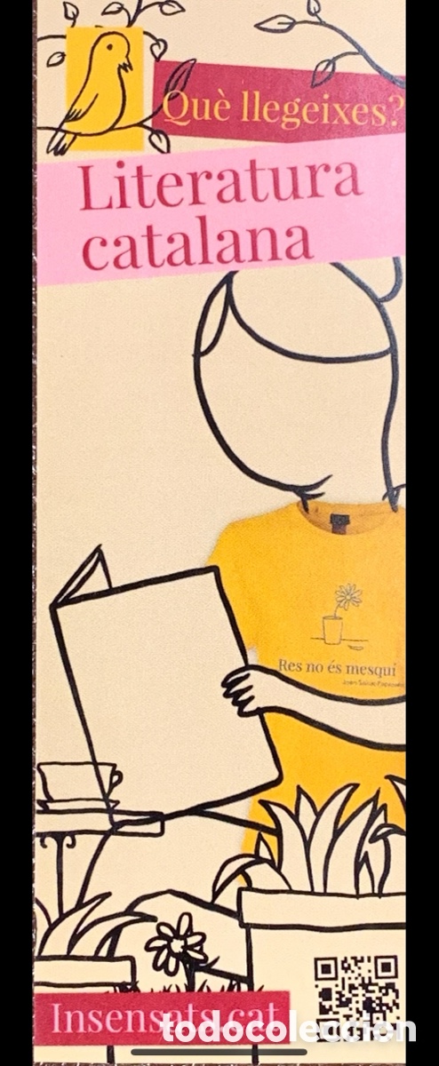 Coleccionismo marcap&aacute;ginas: Marcapaginas. Literatura Catalana. Insensats.