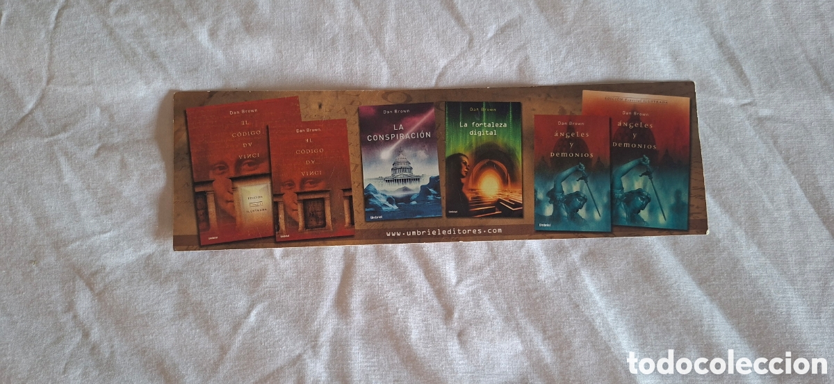 Coleccionismo marcap&aacute;ginas: Marcapaginas FORTALEZA DIGITAL Dan Brown - Foto 2