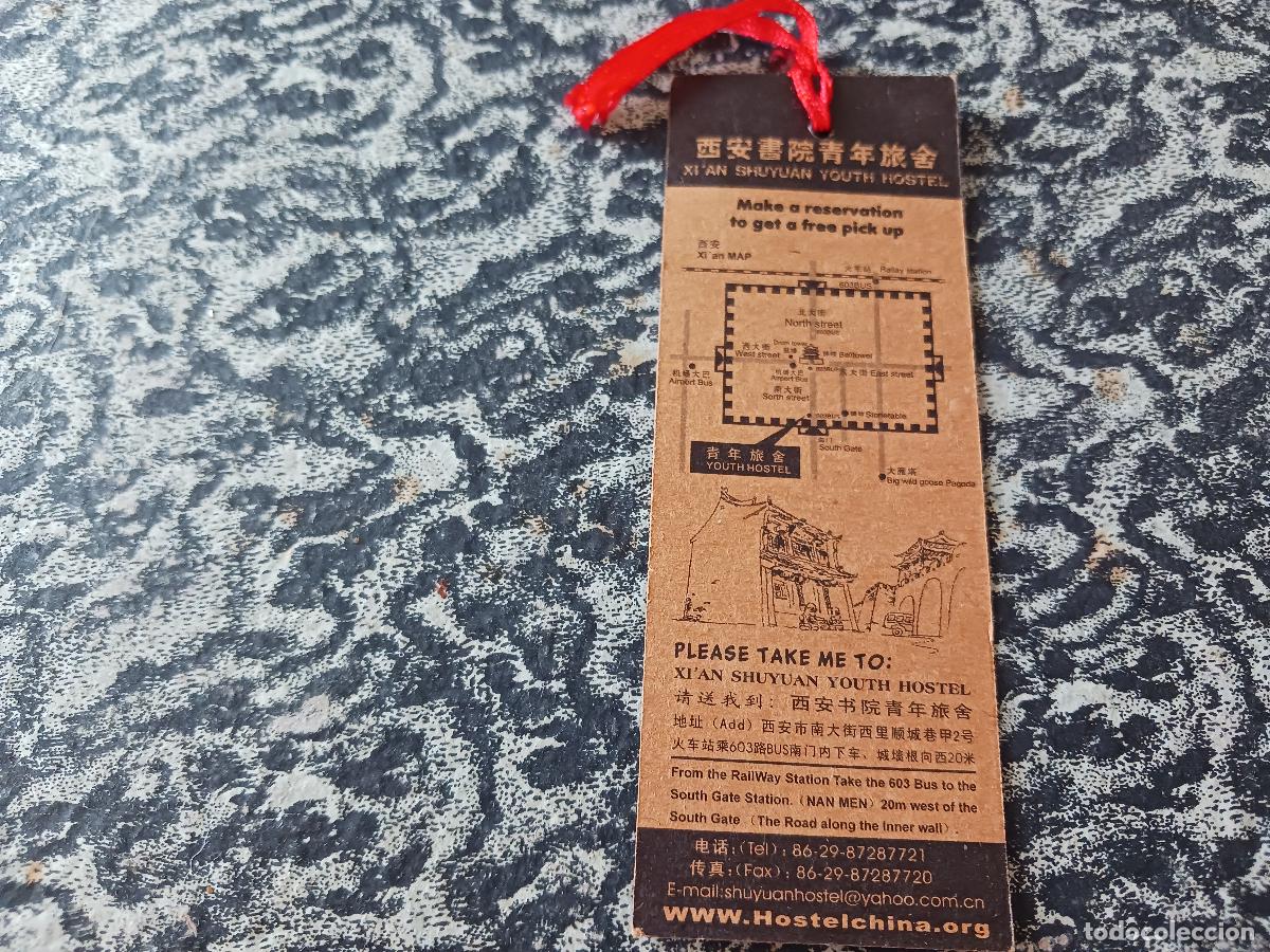 Coleccionismo marcap&aacute;ginas: marcapaginas de refugio - hotel en xi an, china - Foto 2