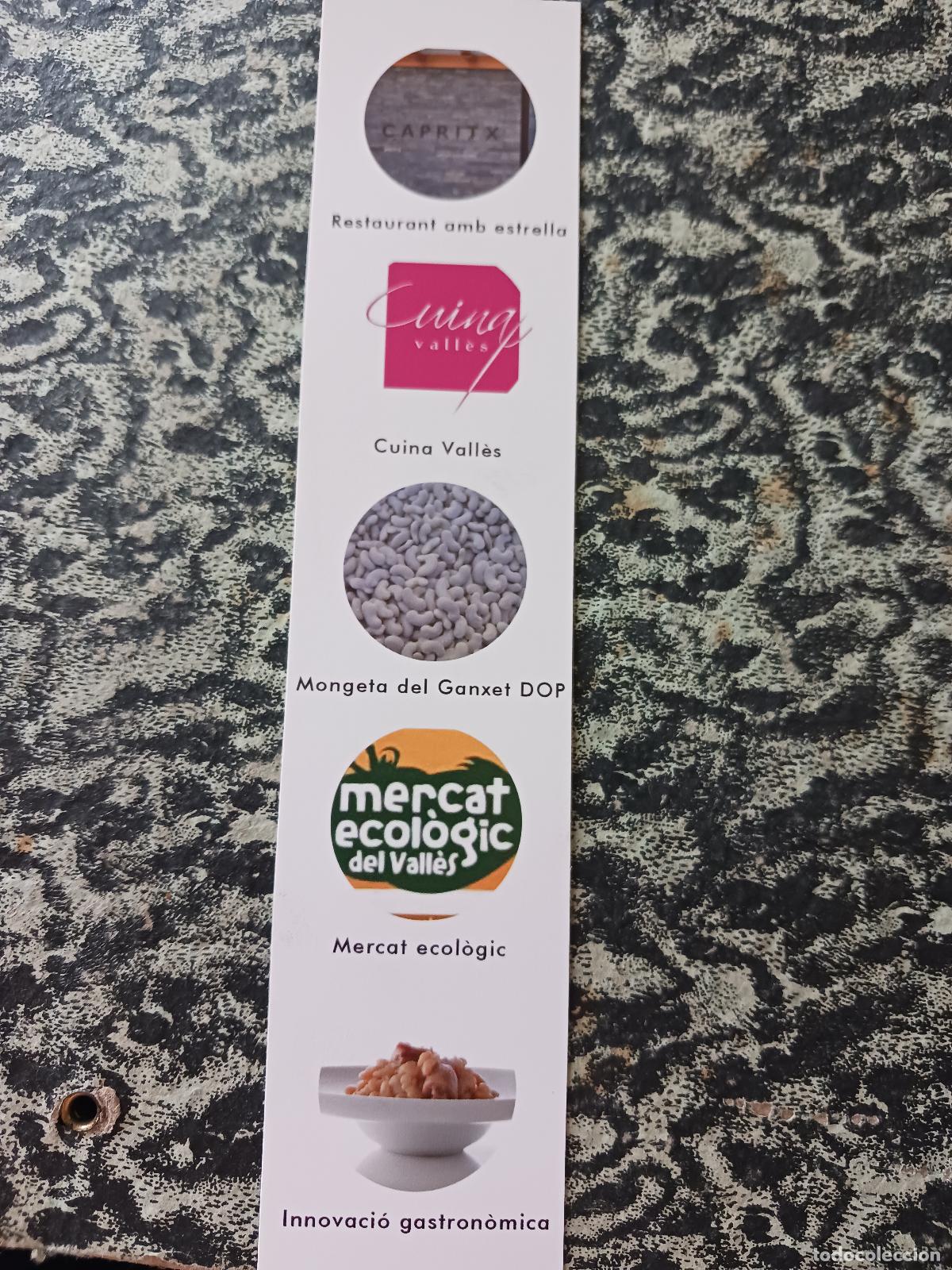 Coleccionismo marcap&aacute;ginas: marcapaginas, innovacio gastronomica al valles