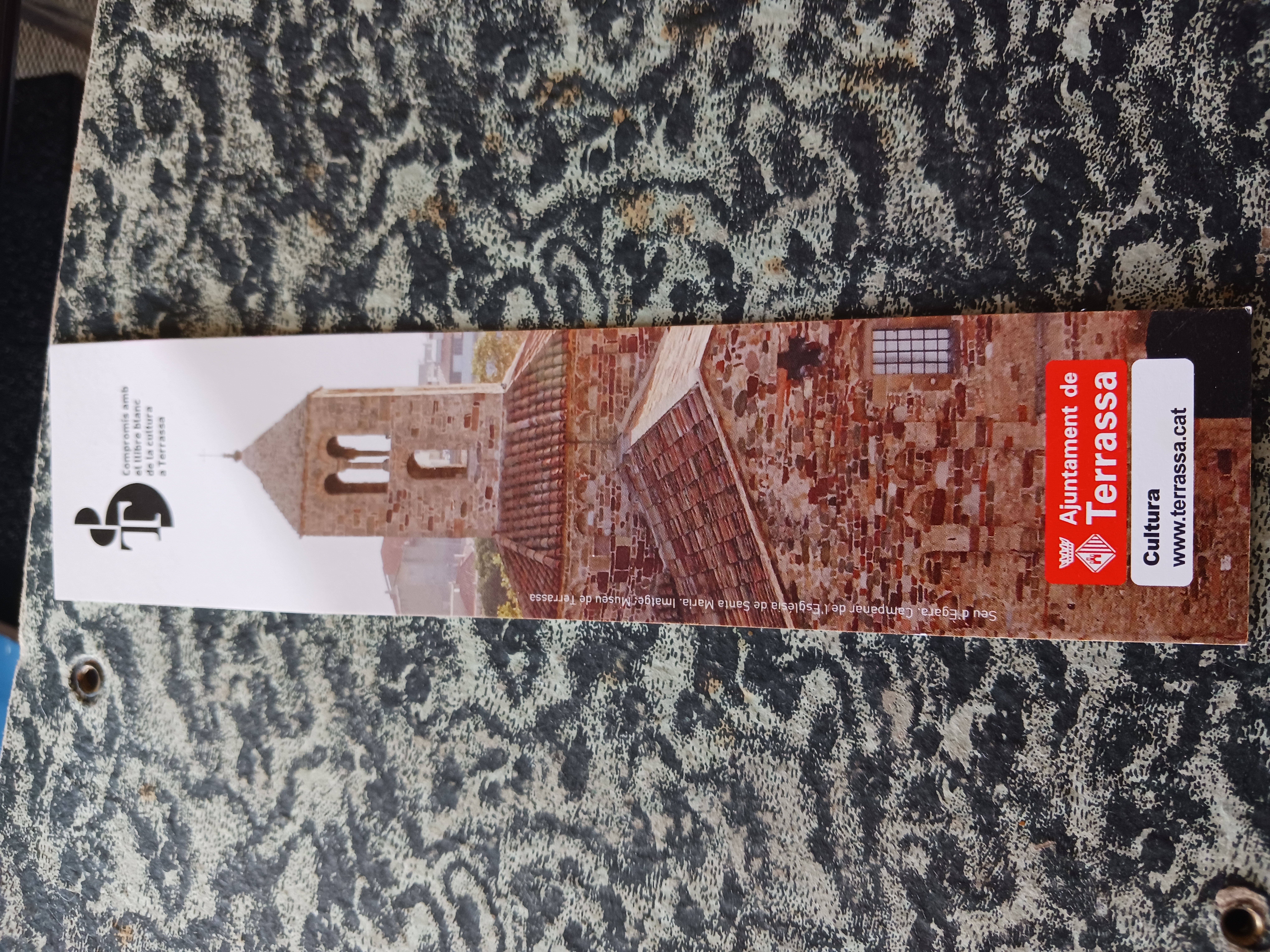 Coleccionismo marcap&aacute;ginas: festes populars i tradicionals a terrassa 2016/17, campanar de l`esglesia, ajuntament de terrassa