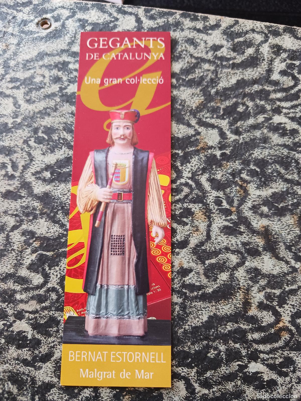 Coleccionismo marcap&aacute;ginas: gegants de catalunya, bernat estornell, malgrat de mar