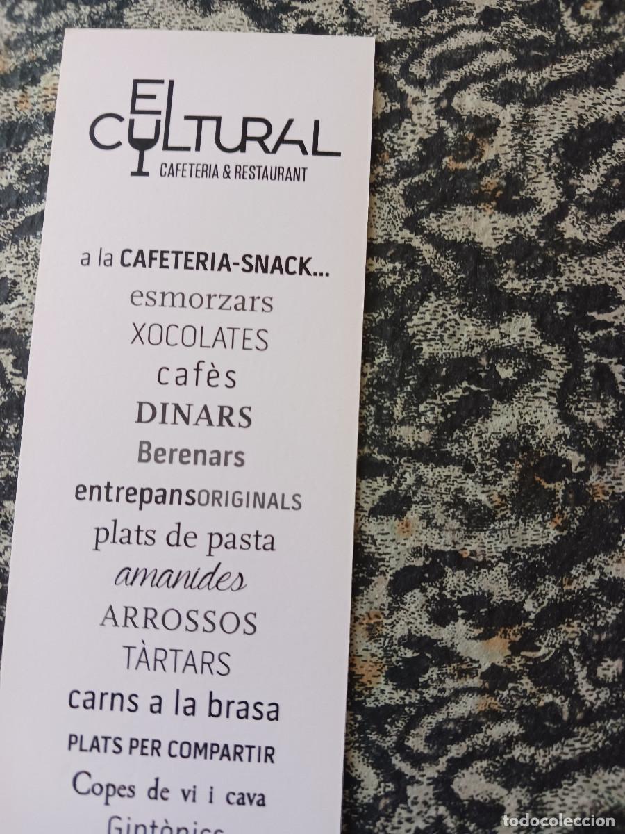 Coleccionismo marcap&aacute;ginas: el cultural, cafeteria restaurant, terrassa - Foto 2