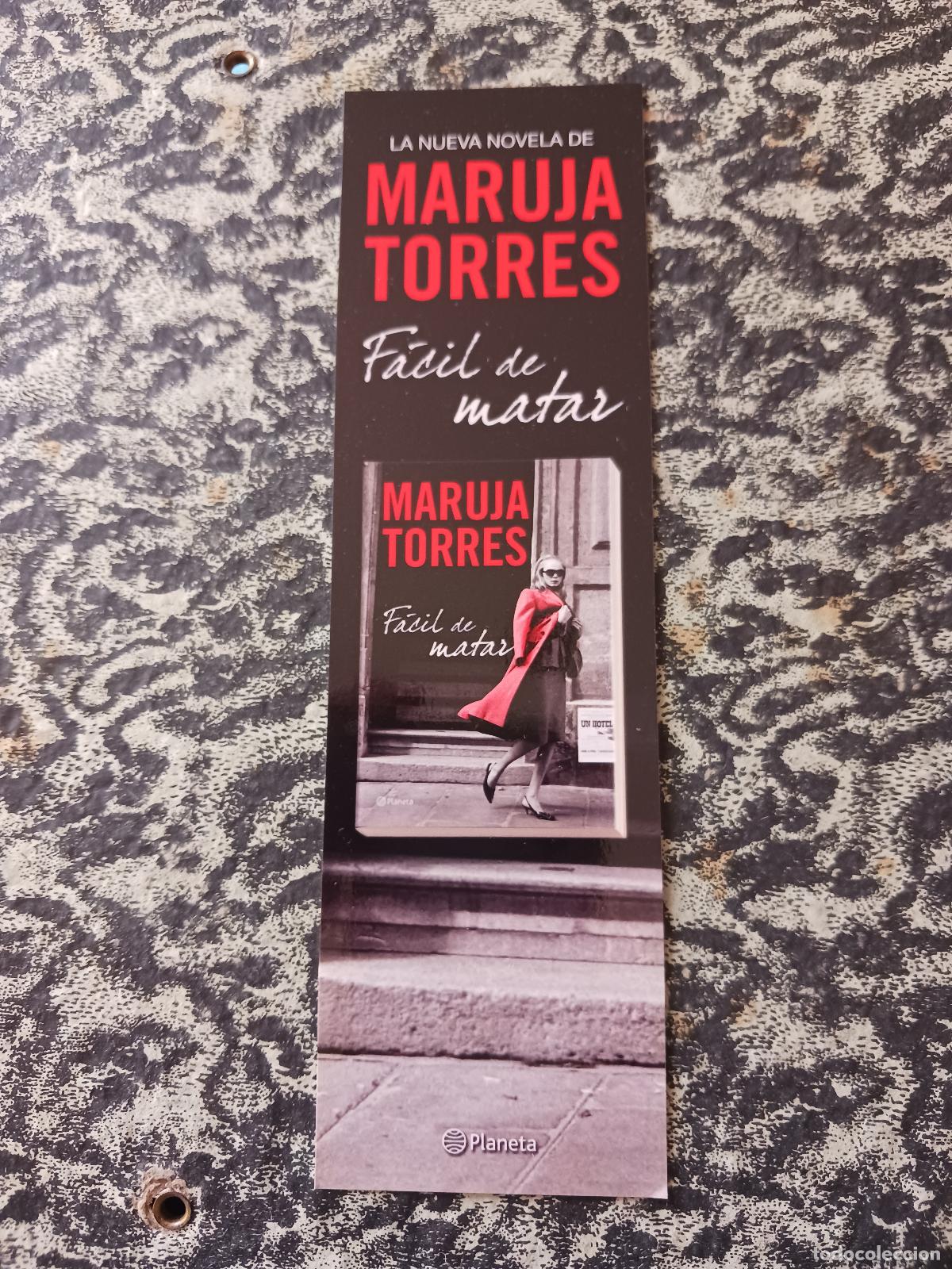 Coleccionismo marcap&aacute;ginas: maruja torres facil de matar - Foto 2
