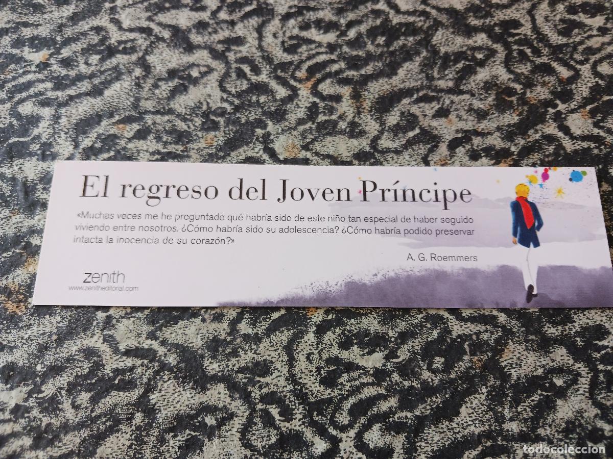 Coleccionismo marcap&aacute;ginas: ZENITH ed.- EL REGRESO DEL JOVEN PRINCIPE. A. G. Roemmers