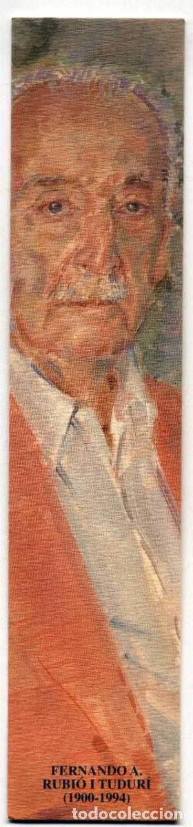 Coleccionismo marcap&aacute;ginas: MARCAP&Aacute;GINAS FERNANDO A. RUBI&Oacute; I TUDUR&Iacute; (1900-1994)(MENORCA)