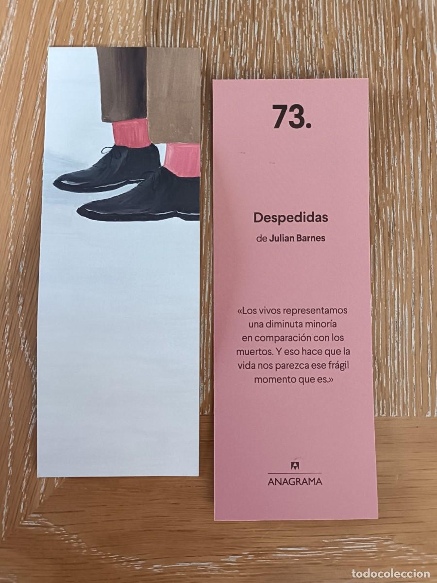 Coleccionismo marcap&aacute;ginas: MARCAP&Aacute;GINAS - ANAGRAMA N&ordm; 73 - DESPEDIDAS - JULIAN BARNES